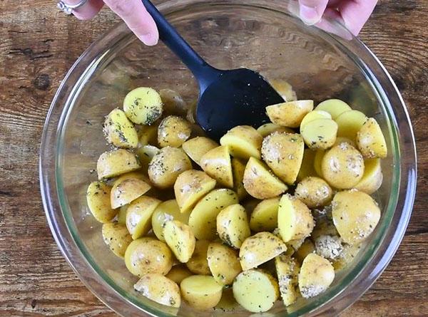 Arugula Pesto Potato Salad - Step 1